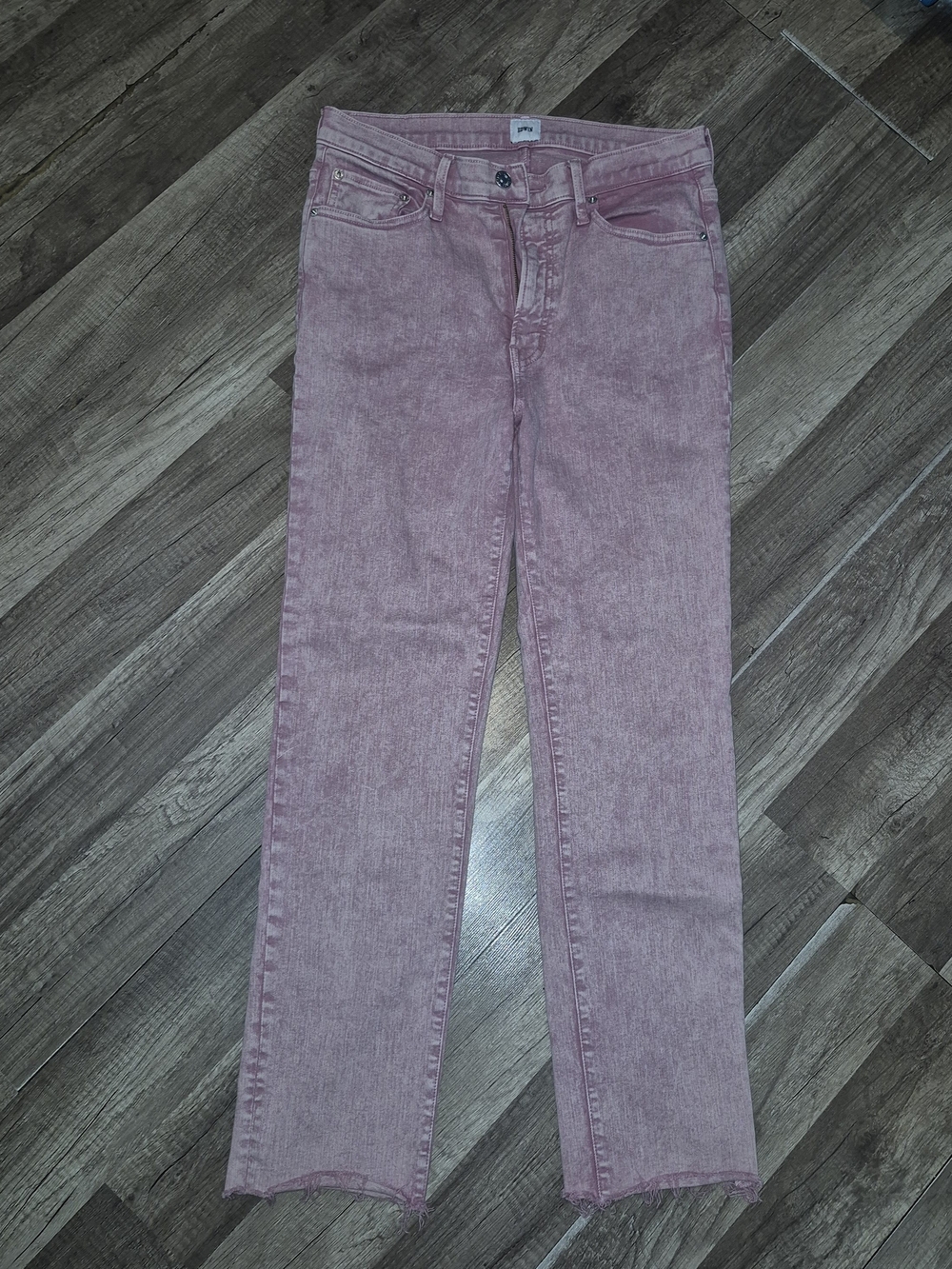 Edwin Dusty Pink Straight-Leg Jeans